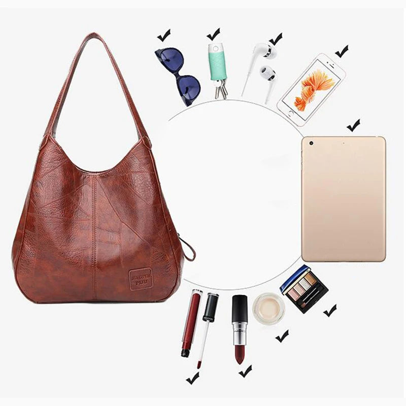 Yogodlns Vintage Women Hand Bag Designers Luxury Handbags Women Shoulder Tote Female Top-handle Bags Fashion Brand