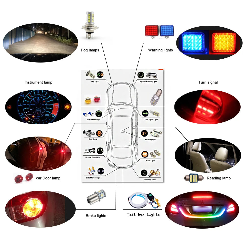 EURS H4 Led Car headlight Canbus Light Led H4 hi/lo beam 3000K 4300K 6000K fighter H4 Car Motorcycle Headlamp 12V 24V Auto lamps