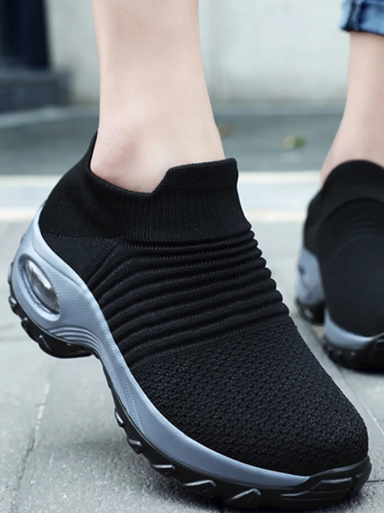 Hypersoft Sneakers Women 2024 Orthopedic Sneakers for Women Platform White Black Red Walking Shoes Women Women Casual Shoes