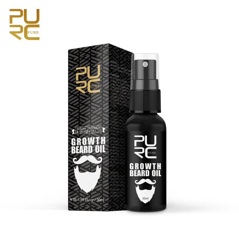 PURC Beard Oil for Men Nourishing Soften Beard Grooming Treatment Hair Oil Beard Care