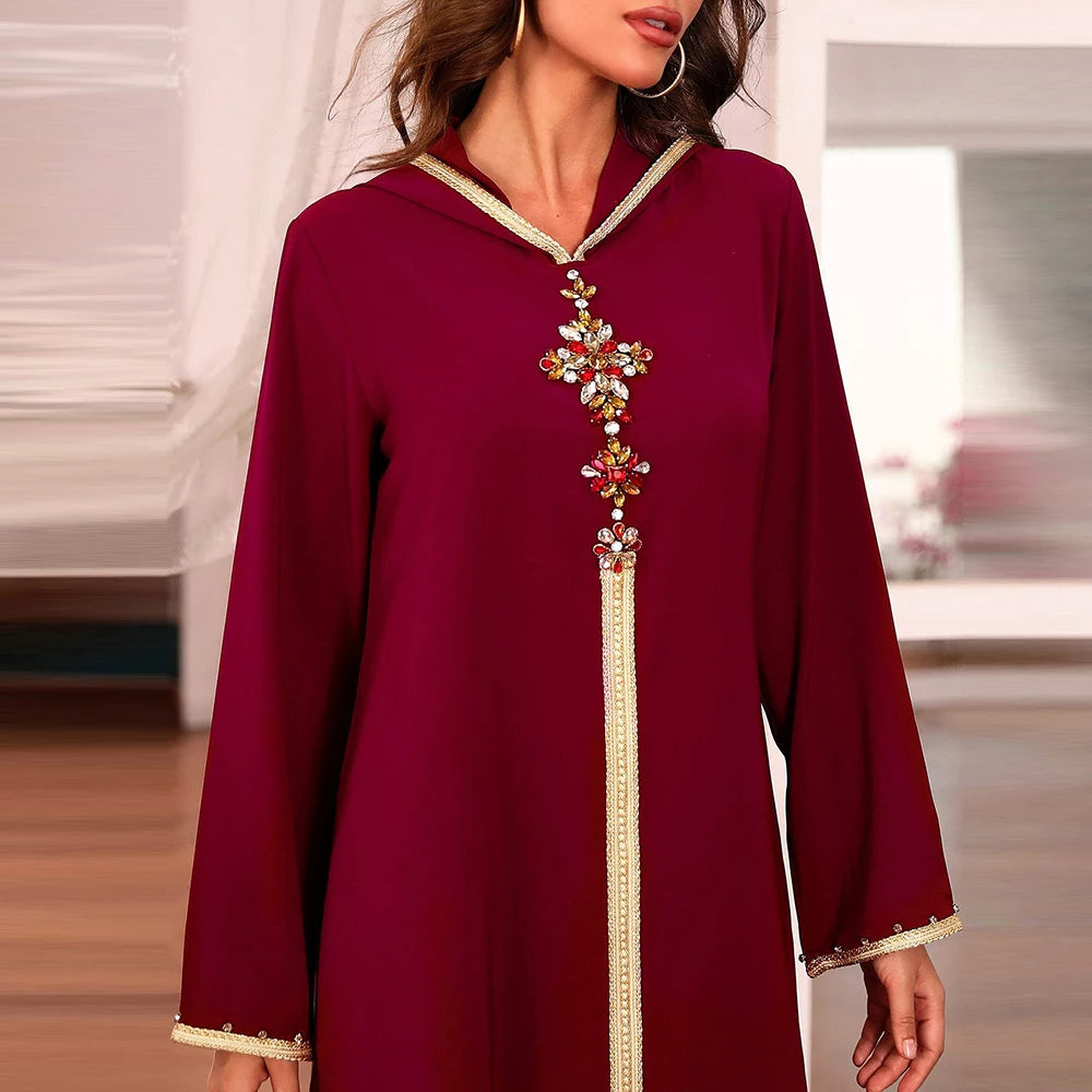 Ramadan Eid Abaya Dubai Turkey Muslim Hijab Long Dress Islamic Clothing African Dresses For Women Robe Musulmane Djellaba Femme