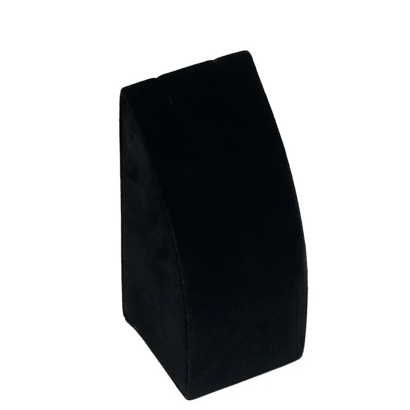 Black Velvet Necklace Pendant Display Organizer Holder Display Stand For Counter Jewelry Display Rack Window Display