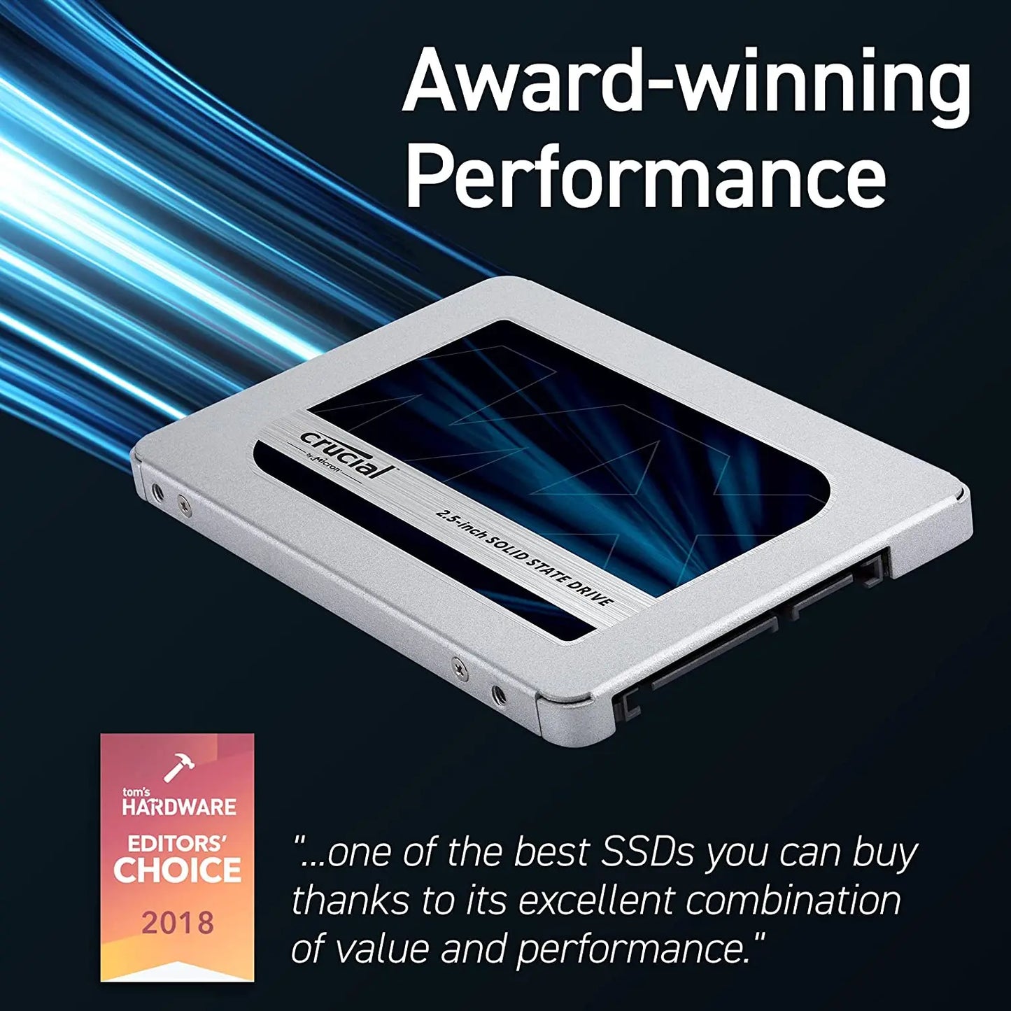 Crucial MX500 250GB 500GB 1000GB 2000GB 4000GB 3D NAND SATA3 2.5-Inch Internal SSD Internal Solid State Drive 5 years Warranty