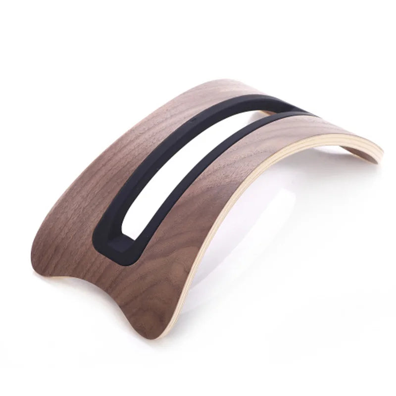 Wooden Vertical Desktop Laptop Stand for Apple Macbook Pro Air 2024 M3 M2 15 14 16 inch Pro 13 Holder Base Bracket Dock