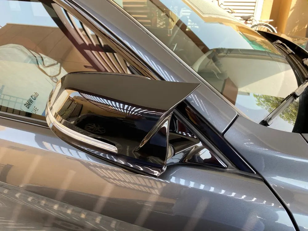 Rearview Mirror Cover Side Wing Rear View Mirror Case Cover Glossy Black For BMW serie 1 2 3 4 F20 F21 F22 F30 F32 F36 X1 F87 M3