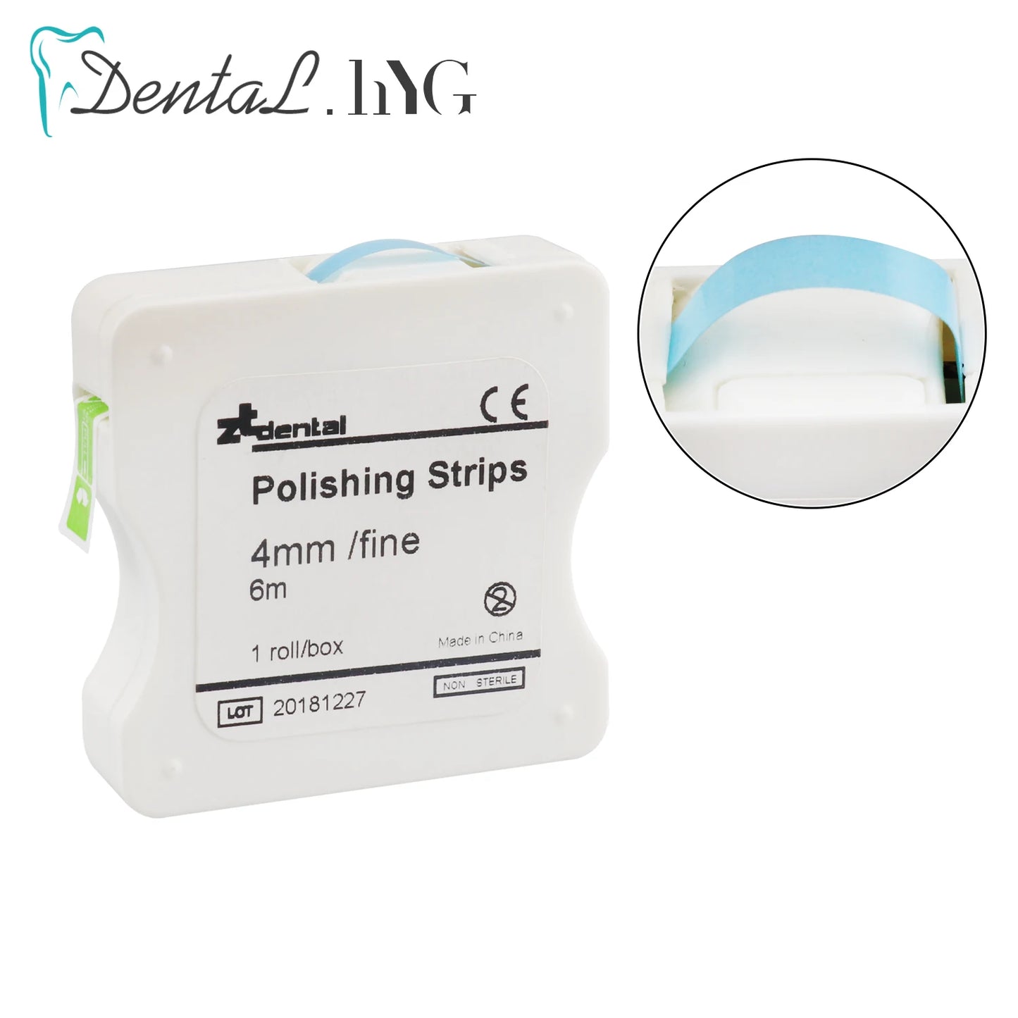 Dental Polishing Strip Roll 4mm Resin Tooth Grinding Sanding Teeth Whitening Dental Tool Dentist Material