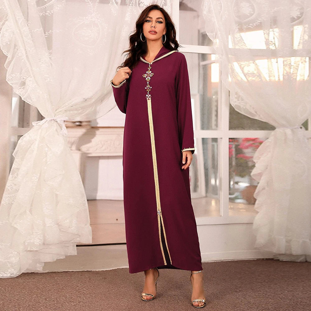 Ramadan Eid Abaya Dubai Turkey Muslim Hijab Long Dress Islamic Clothing African Dresses For Women Robe Musulmane Djellaba Femme