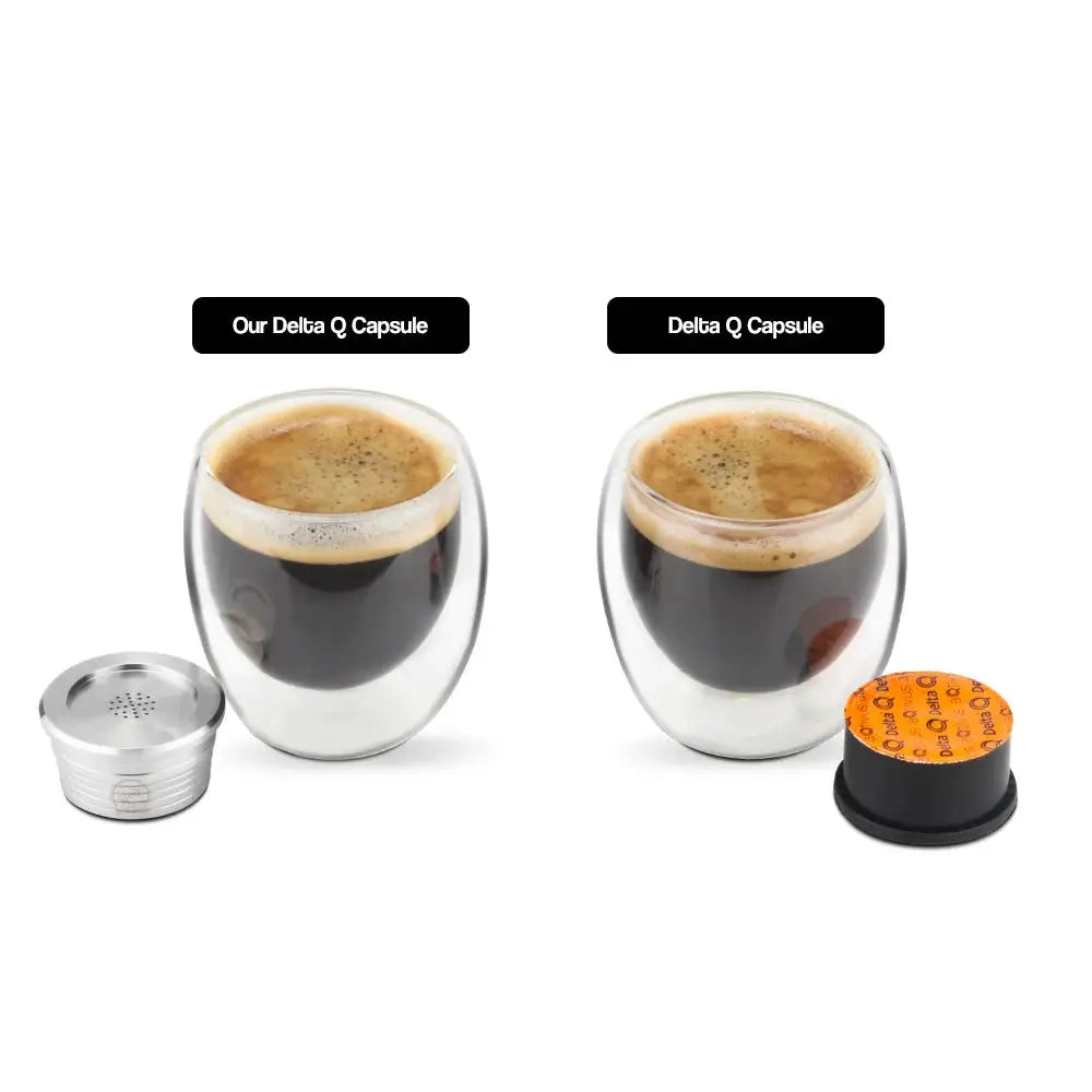 Reusable Coffee Capsule for Delta Q Milk qool Pod Stainless Steel Cápsulas Reutilizáveis Café for Delta q DIQ7323 Machine Filter