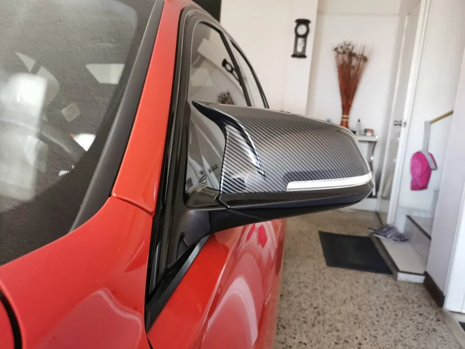 Rearview Mirror Cover Side Wing Rear View Mirror Case Cover Glossy Black For BMW serie 1 2 3 4 F20 F21 F22 F30 F32 F36 X1 F87 M3