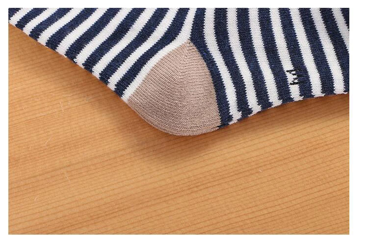 5 Pairs/Lot Kids Soft Cotton Socks Boy Girl Baby Infant Fashion Stripe Warm For Autumn Winter 0-8 Years Children Cartoon Sock