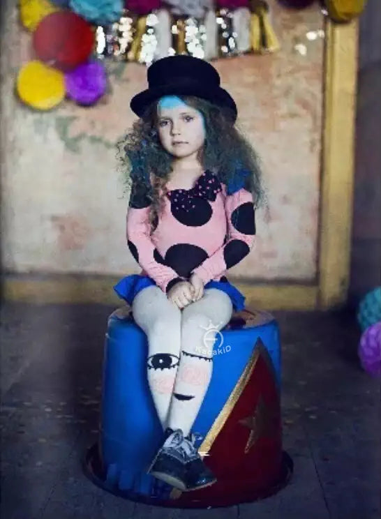 Baby Girls Pants Tights 1-7Y Kids New Autumn Winter Warm Cute Cartoon Big Eyes Pant Long Stockings Velvet Stock For Girls