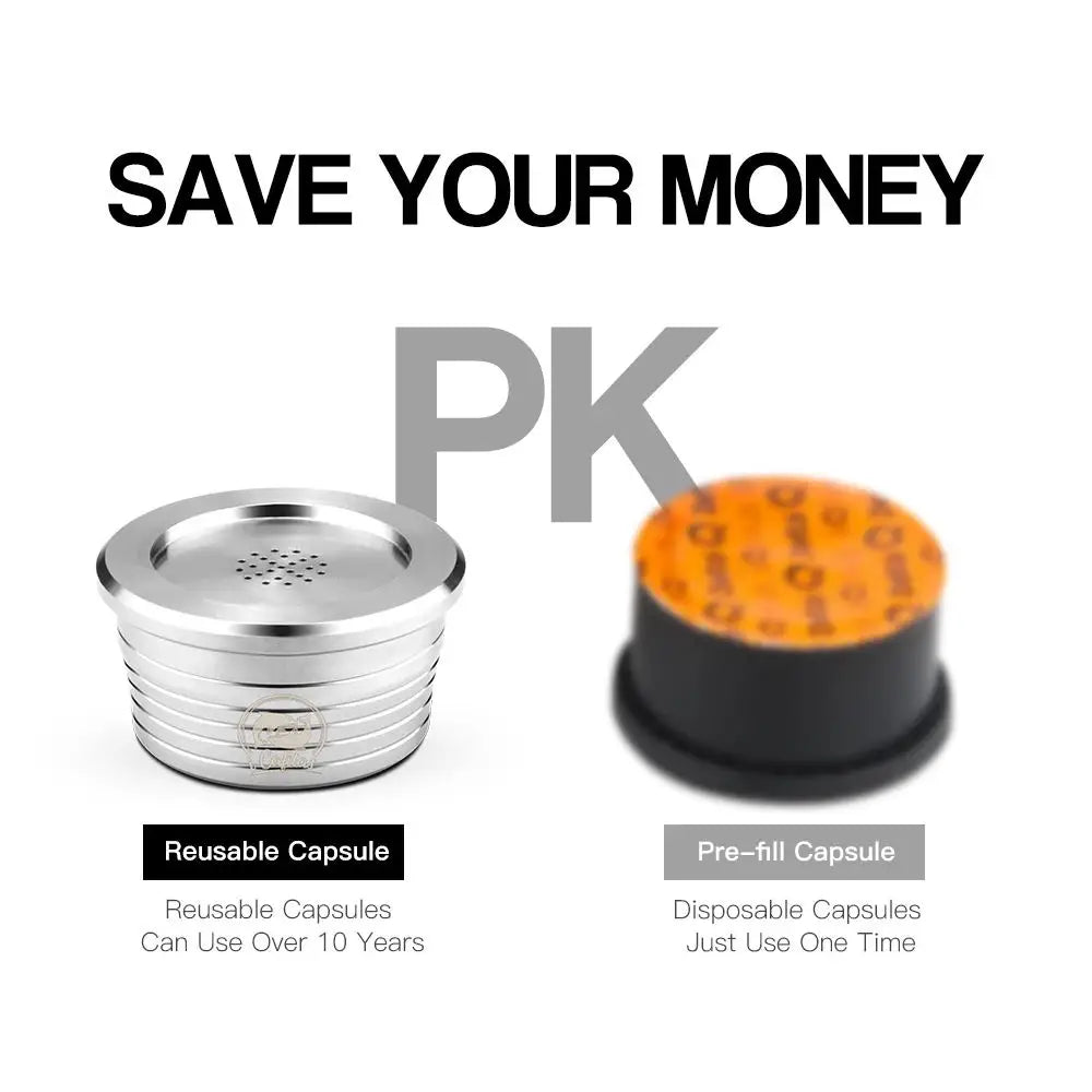 Reusable Coffee Capsule for Delta Q Milk qool Pod Stainless Steel Cápsulas Reutilizáveis Café for Delta q DIQ7323 Machine Filter