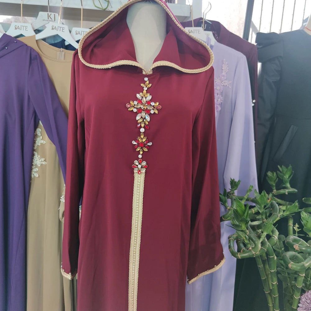 Ramadan Eid Abaya Dubai Turkey Muslim Hijab Long Dress Islamic Clothing African Dresses For Women Robe Musulmane Djellaba Femme
