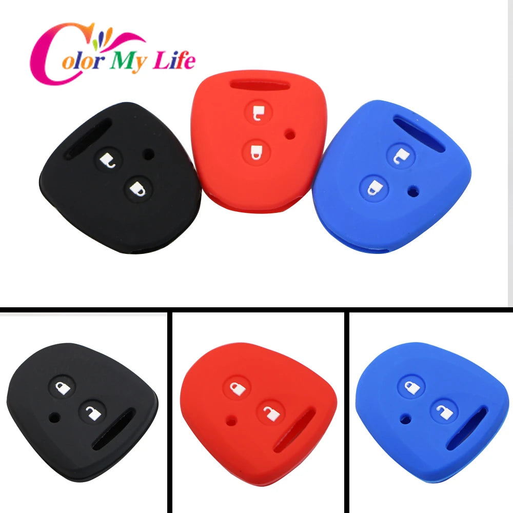 Silicone Car Key Cover Cap Case Protect for TOYOTA Grand WIGO Avanza Daihatsu Xenia for PERODUA Alza Myvi Axia Perodua Remote