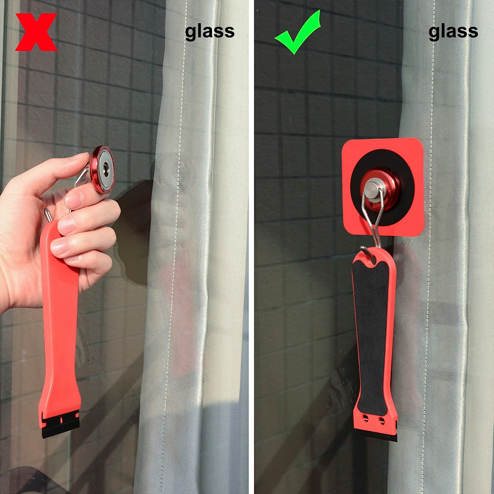 FOSHIO Glass Window Tint Film Adsorption Holder Sheet Vinyl Wrap Carbon Fiber Sticker Fix Aid Tool For Magnet Car Wrapping Tool