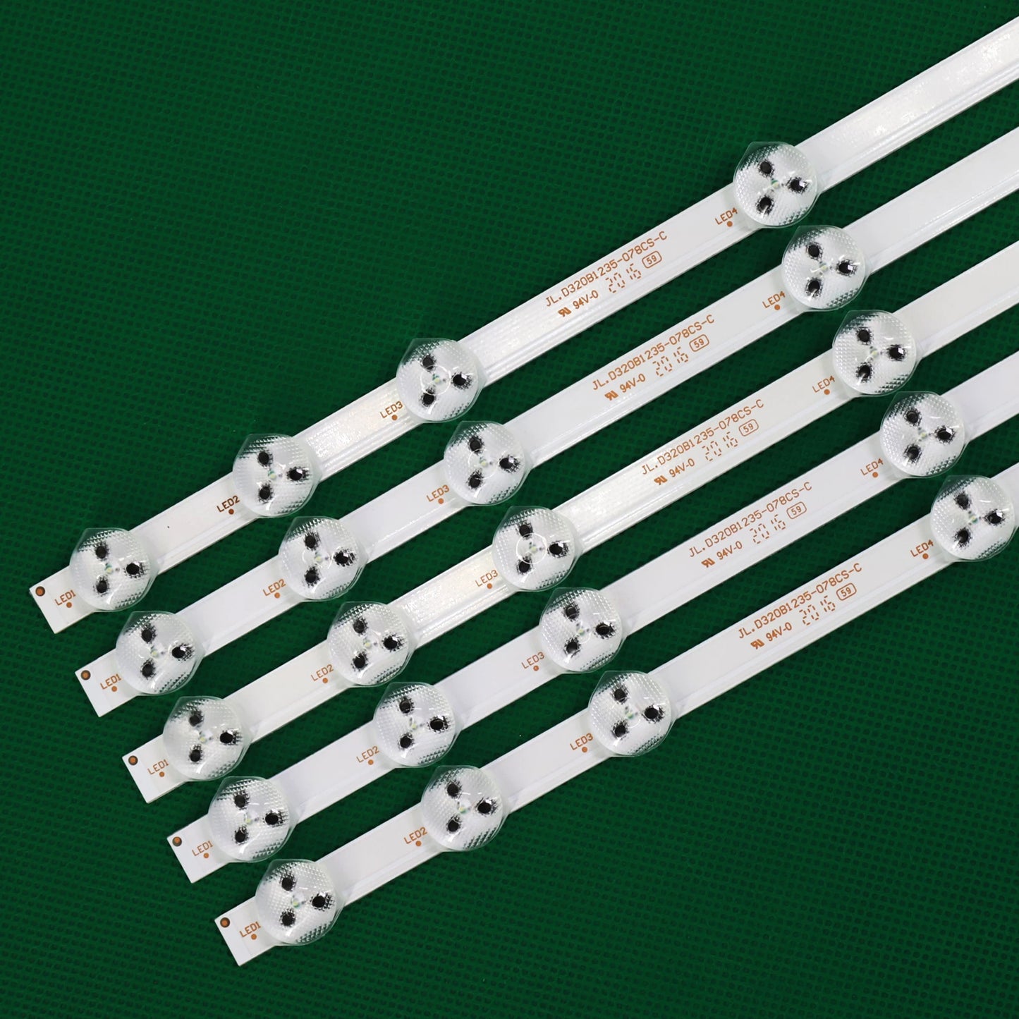 New10pcs/lot 11LED 575mm LED Backlight Strip Replacement for VESTEL 32D1334DB VES315WNDL-01 VES315WNDS-2D-R02 VES315WNDA-01