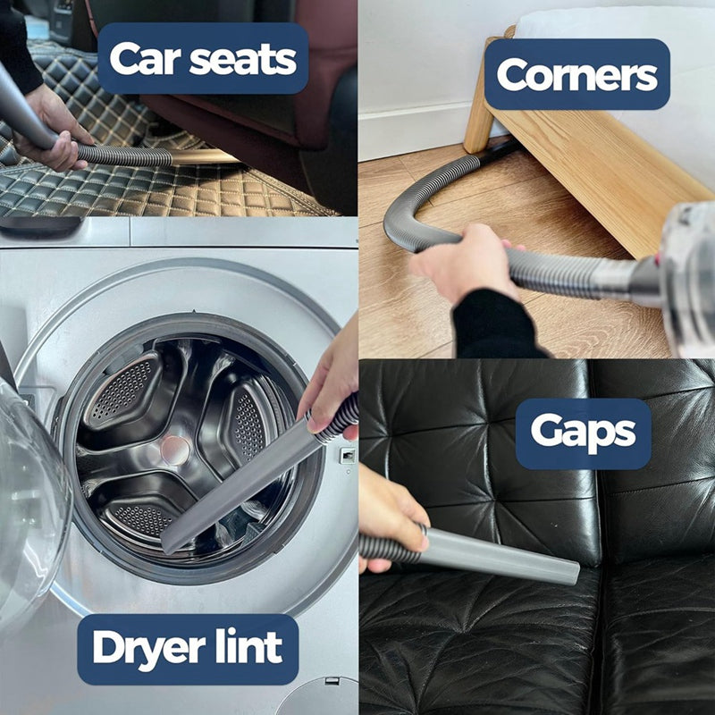 Dryer Vent Cleaner Kit, Hose Attachment for Dyson V7 V8 V10 V11 V12 V15 Cordless Vacuum, Perfect Flexible Crevice Tool