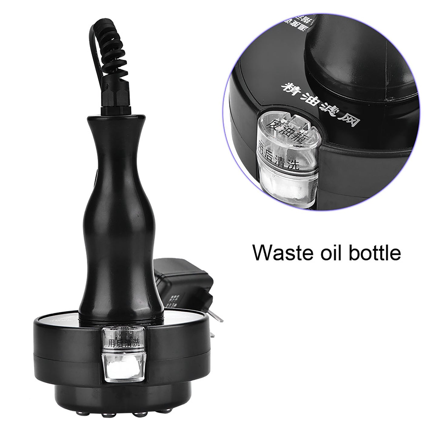 EMS Micro-current Cupping Massage Brush Vacuum Heating Scraping Device Slimming Body Brush Pain Relief Therapy Massager