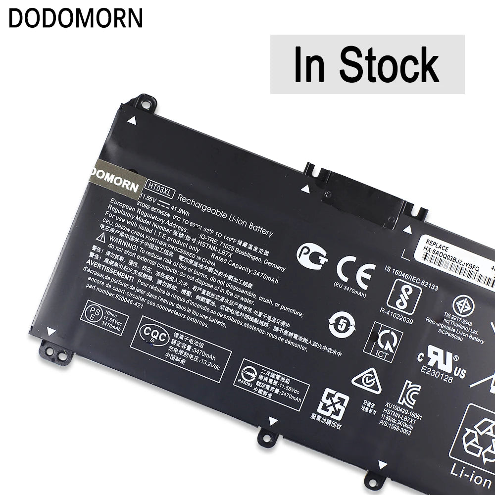 HT03XL Laptop Battery For Pavilion HP 14-CE0025TU 14-CE0034TX 15-CS0037T 250 255 G7 TPN-Q207/TPN-Q208/TPN-Q209/TPN-C135/TPN-C136