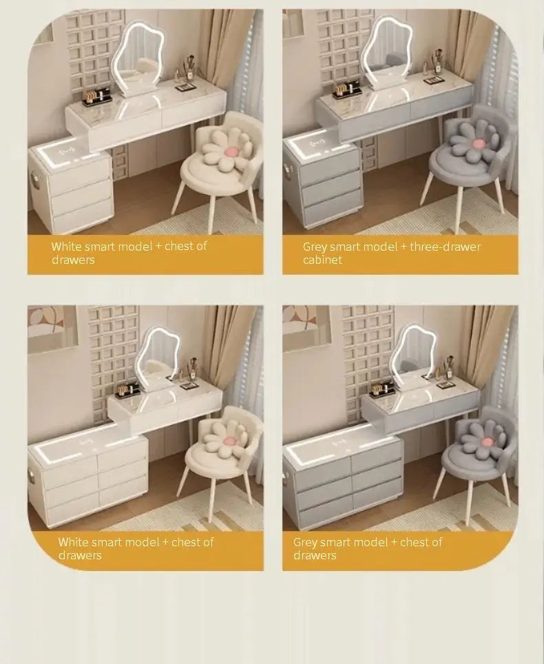 Organizer Wood Dressers Hotel Desk Storage Mobiles Organizer Dressers Sideboards Mirror Makeup Meubles De Chambre Bedroom Set