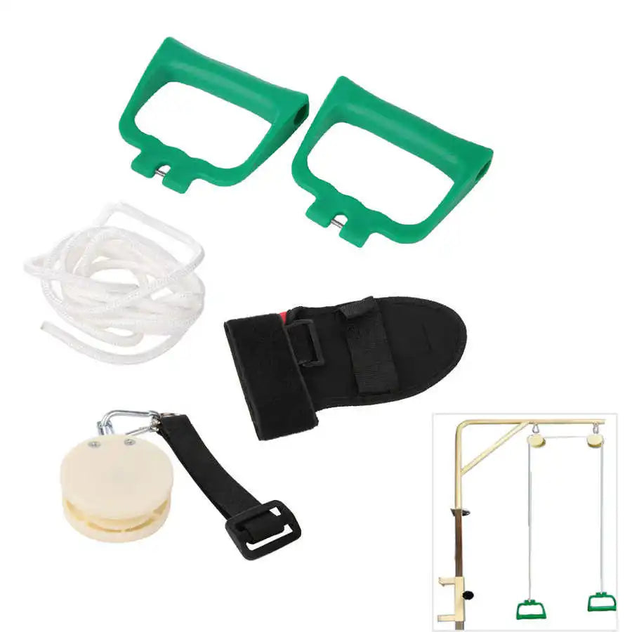 Shoulder Rehabilitation Training Kit Exercise Pulley Trainer Tool Home Use Arm Rehabilitation Training Equipment Kit Elderly