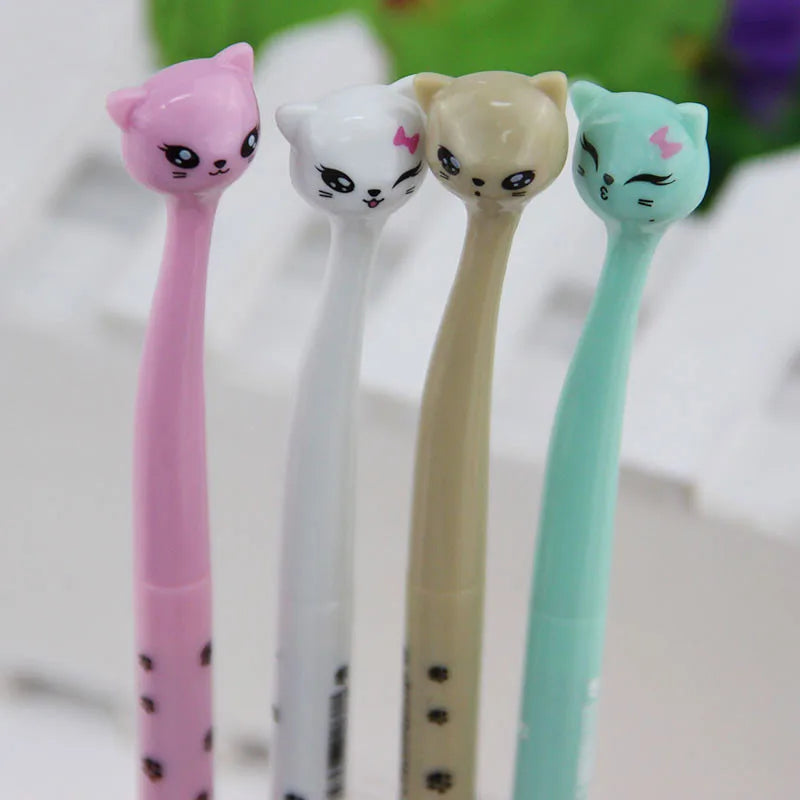cartoon Cat Gel Pen kawaii stationery pens Office supplies Writing pen school student supplies the gift of the child