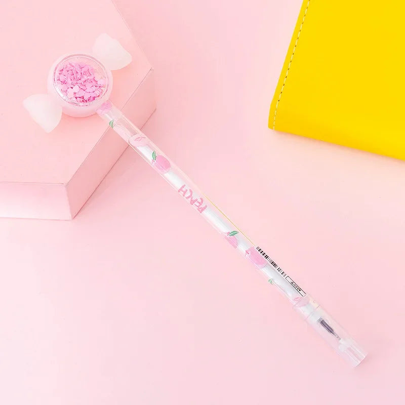 Cartoon Creative Bunny Ears Sequin Gel Pen Signature Pen Lovely Student Examination Writing Pen