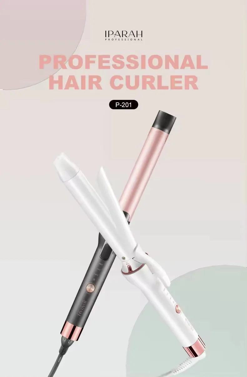 IPAHAR Hair Straightener Professional Hair Straightener Electric Hair Brushes Straightener Electric Hot Curler Wet Dry P-201