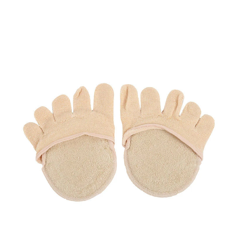 Foot Care Toe Separator Socks for Pedicure Forefoot Pads Toe Pad Orthopedic Cotton Sock Relief Pain Toe Protector Foot Care Tool