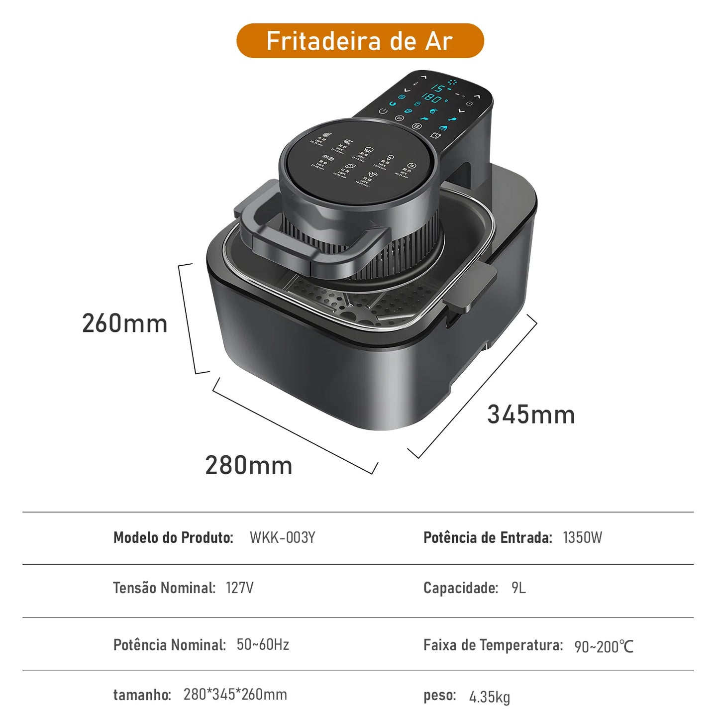 Air Friyer Air Fryer Promotion Brazil Gift Air Fryer Air Fryer Electric Fryer Air Fryer Air Fryer Free Shipping