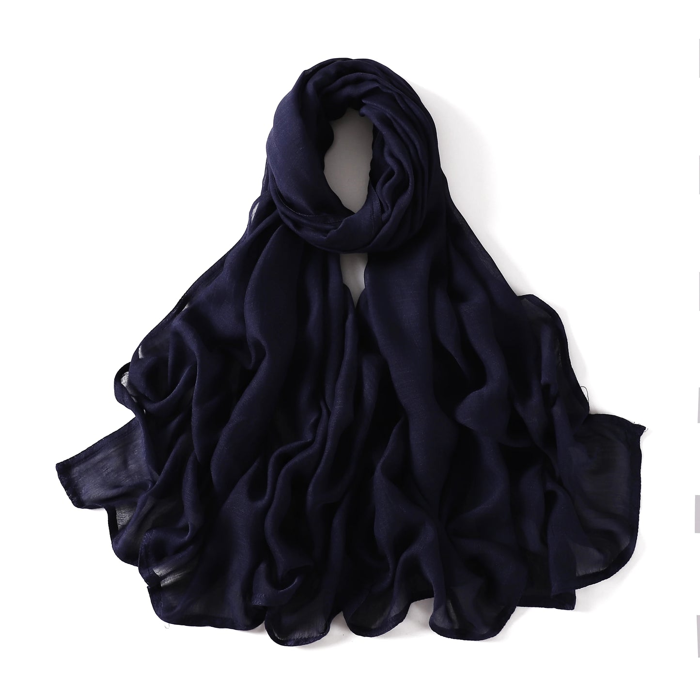 Cotton Rayon Hijabs Scarf Solid Headscarf Wraps Big Size Plain Long Shawls Muslim Women Hijab Islamic Turban Headbands Foulard