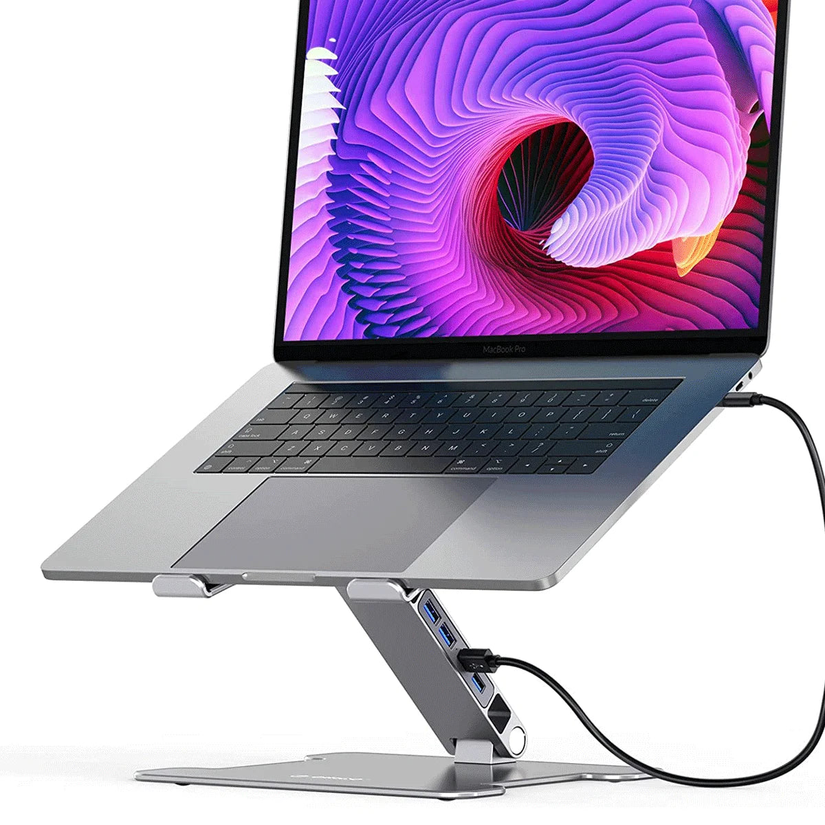 ORICO Aluminum Vertical Laptop Stand Gravity Locking Holder Desktop Notebook Stand Tablet Stand for Storage MacBook Dell Samsung