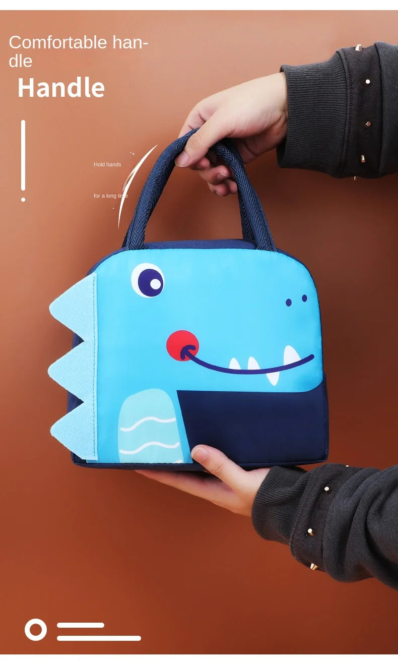 Kawaii Portable Fridge Thermal Bag Women Children's School Thermal Insulated Lunch Box Tote Food Small Cooler Bag Pouch