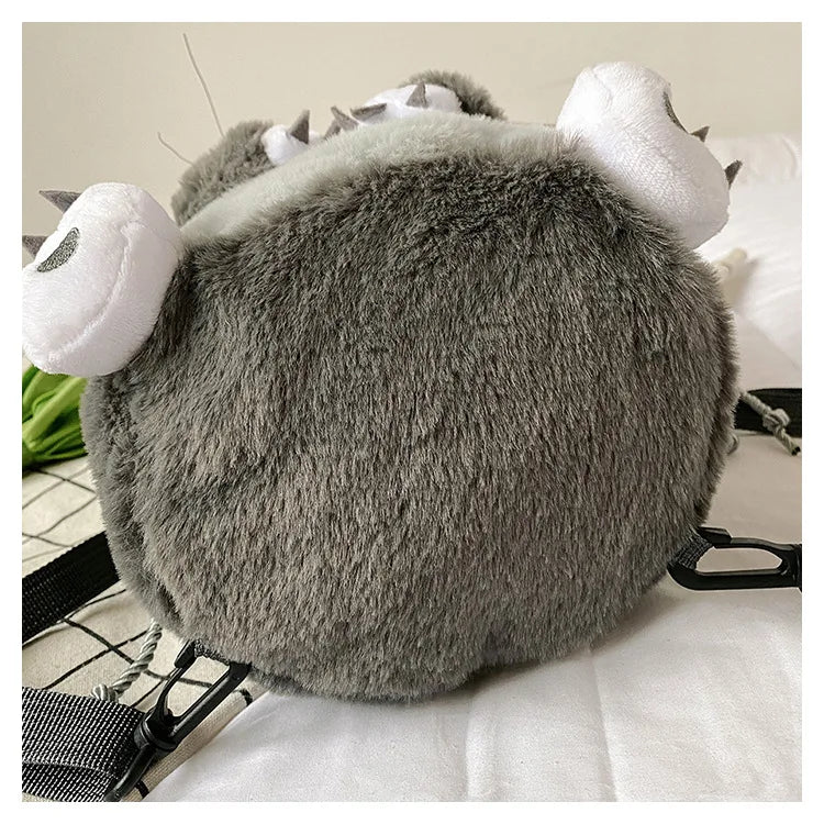 Disney Lucifer Cat Backpack Women Plush Bag Anime Cinderella Pet Plush Shoulder Bag Portable Drawstring High Capacity Girl Gift