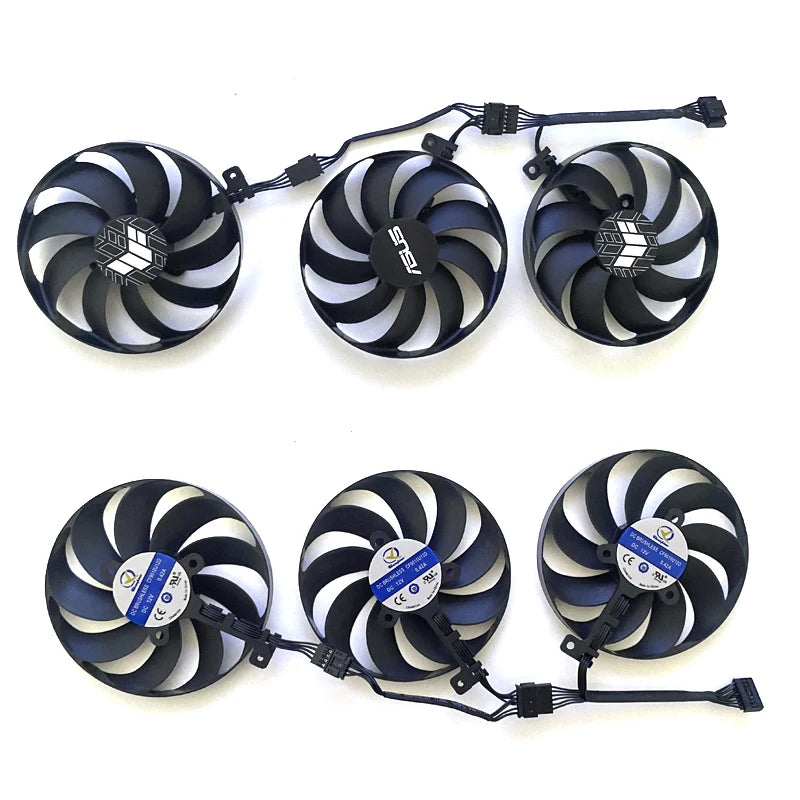 3PCS NEW CF9010U12D 12V 0.45A Fan RTX3080 For ASUS GeForce RTX 3060 Ti 3070 3080 3090 TUF OC GAMING Graphic Card Cooling Fan