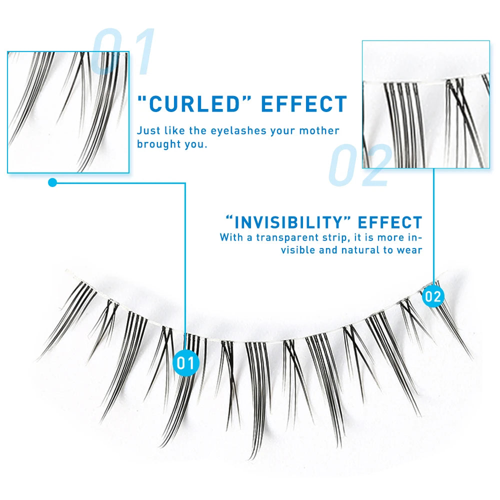 DIY Lashes Premade Fan A/M Shape Spikes Cluster Eyelash Mix Extension Individual Makeup Natural Wispy 3D Premade Peduncle Hyali