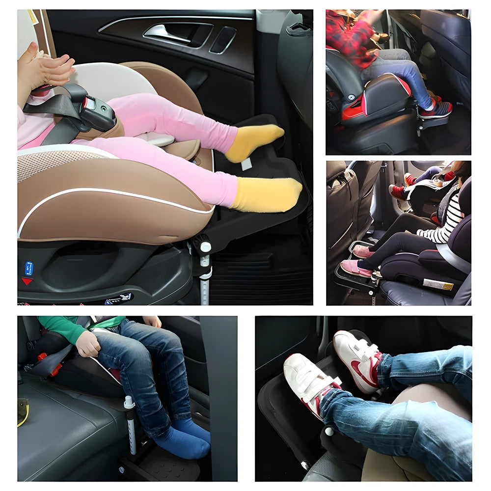 Children Safety Seat Footrest Foldable Car Accessories Universal Baby Foot Pedal Rest Holder Pram Footrest Attachment Support
