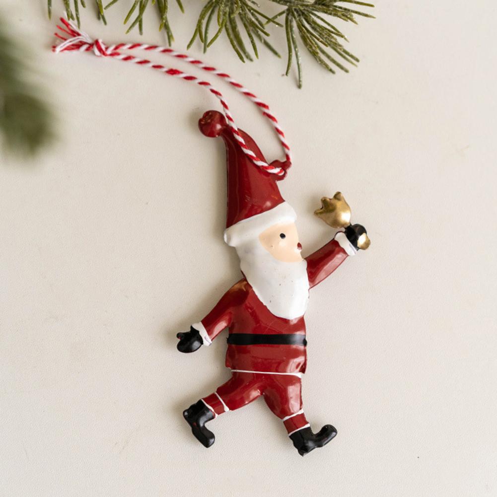 Christmas Pendant Exquisite Santa Claus Soldier Angel Shape Xmas Tree Hanging Ornaments for Festive Decoration