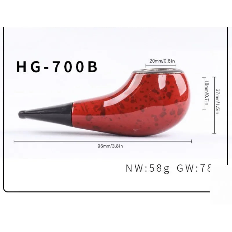 Chicken Leg Shape Short Pipes Chimney Smoking Pipe Mouthpiece Herb Tobacco Pipe Cigar Grinder Smoke Cigarette Holder