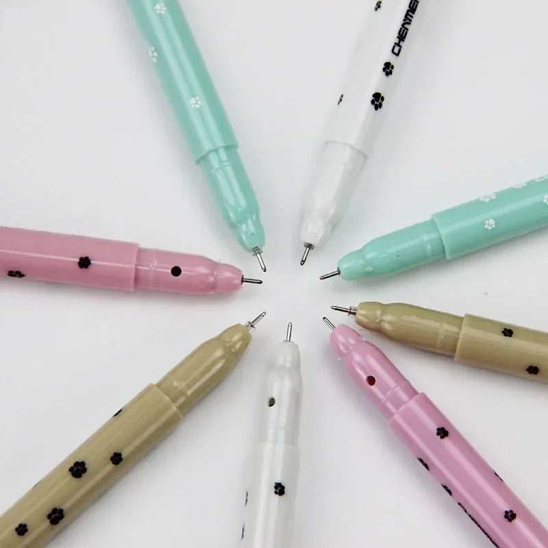 cartoon Cat Gel Pen kawaii stationery pens Office supplies Writing pen school student supplies the gift of the child