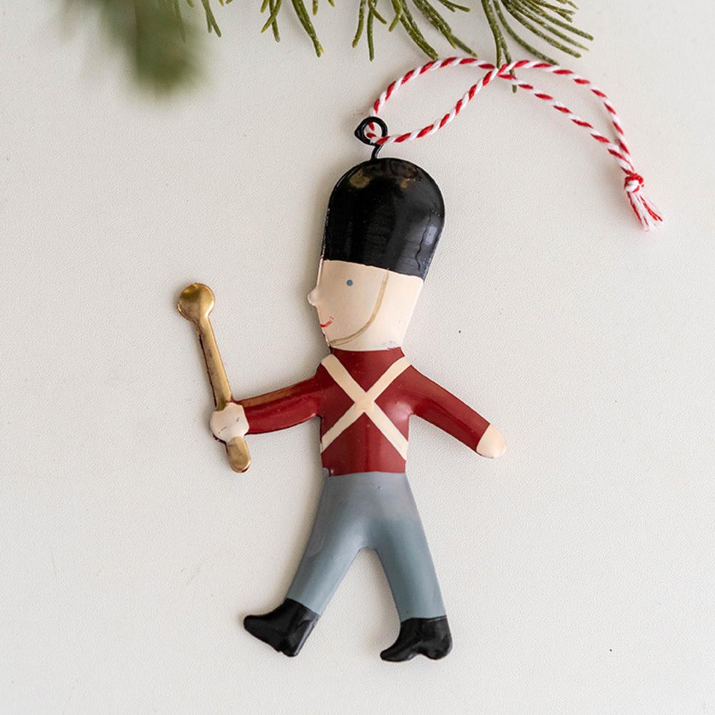 Christmas Pendant Exquisite Santa Claus Soldier Angel Shape Xmas Tree Hanging Ornaments for Festive Decoration