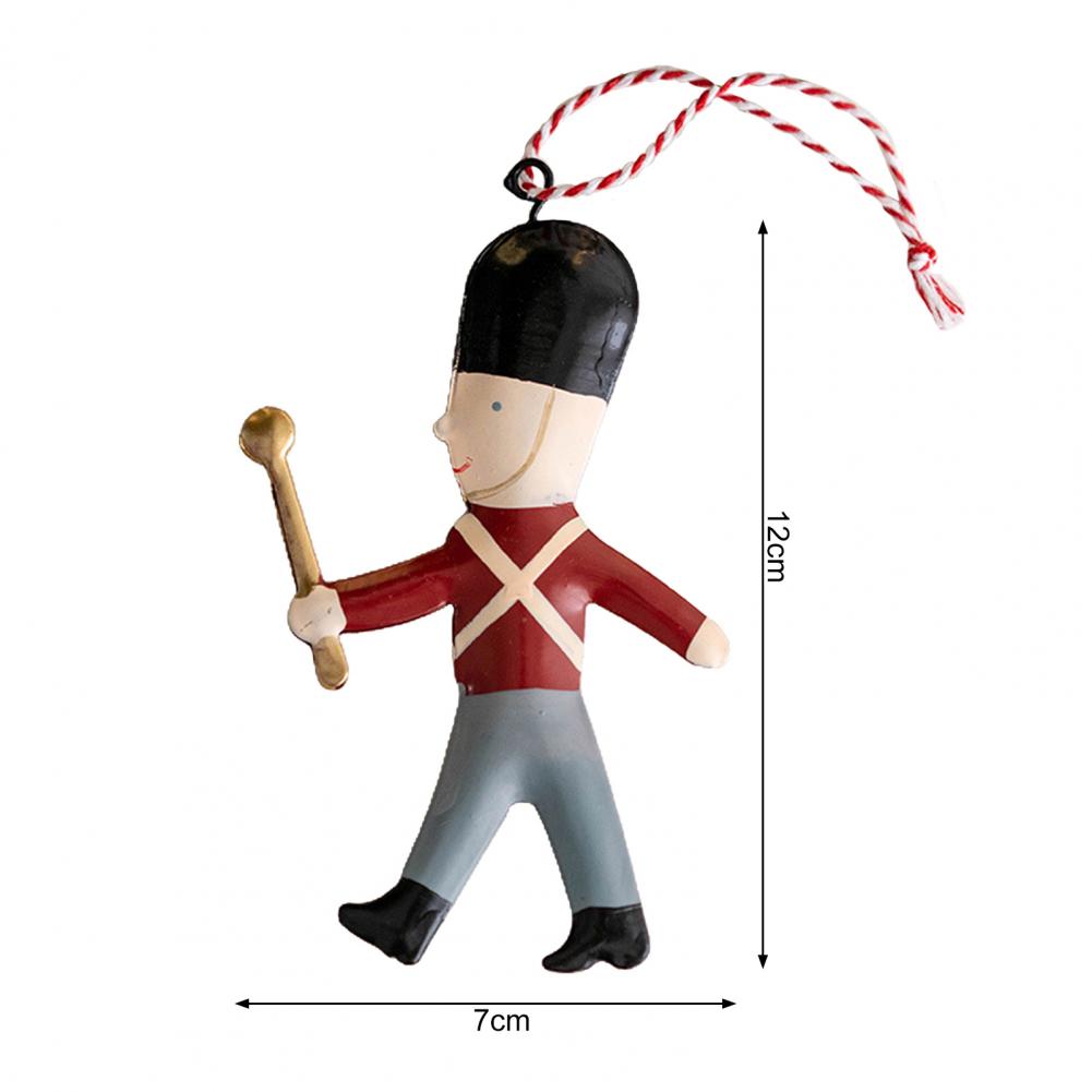 Christmas Pendant Exquisite Santa Claus Soldier Angel Shape Xmas Tree Hanging Ornaments for Festive Decoration