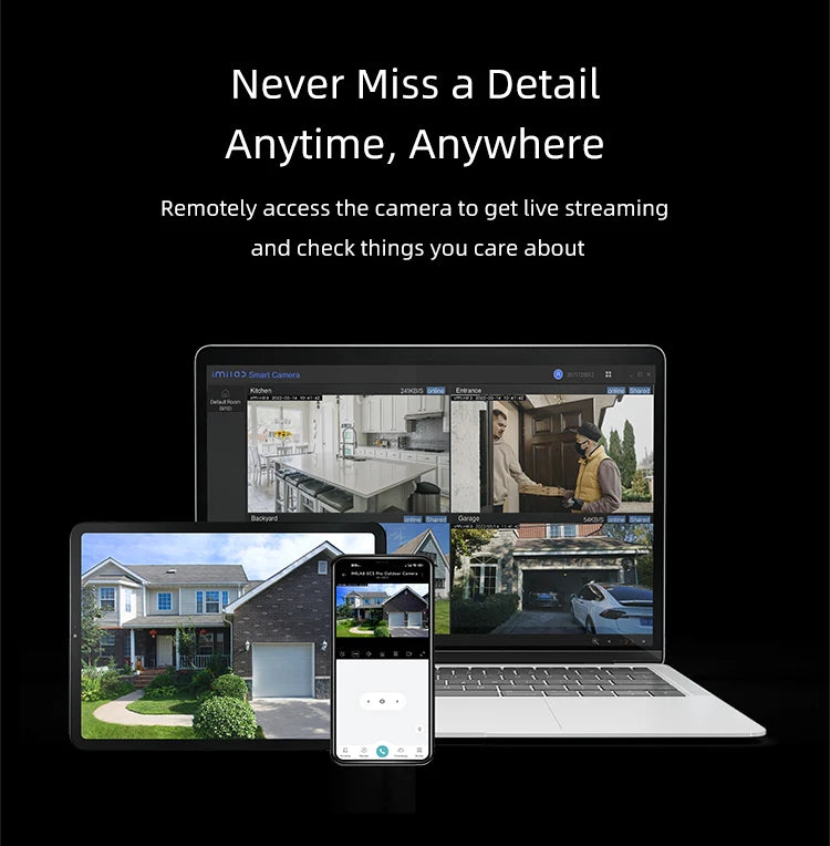 IMILAB Global Wifi Smart Outdoor Camera EC5 EC3 lite 2K Video Surveillance Floodlight Night Vision 360° Tracking For Mi Home APP