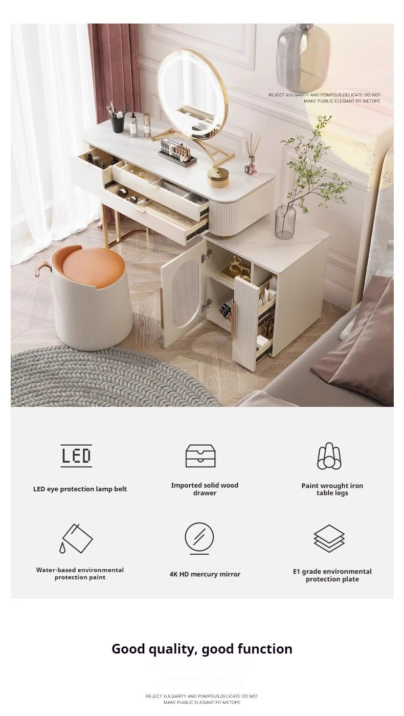 Makeup Dresser Table Vanity Filing Dressing Mobile Chest Nightstands Bedroom Komodinler Coiffeuse De Chambre Bedroom Furnitures