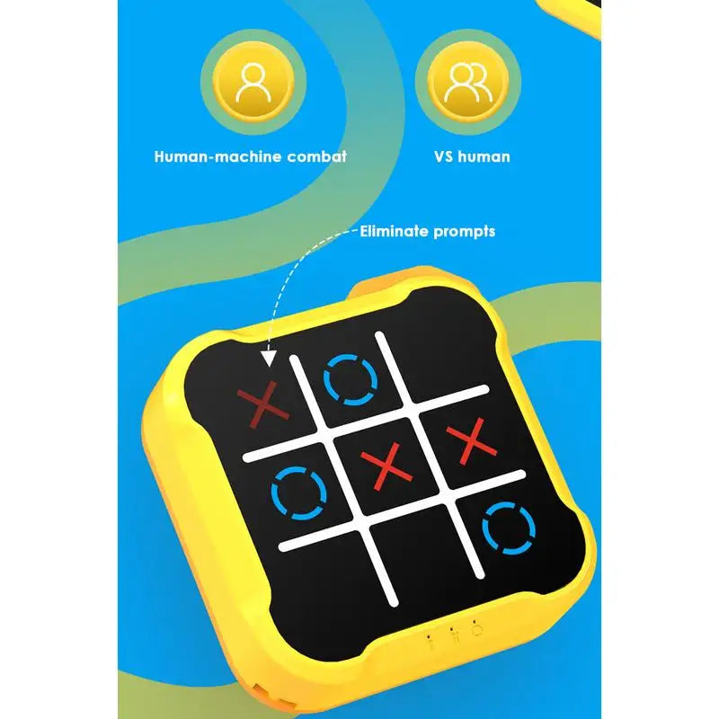 Electronic Tic-Tac-Toe Game Children's Electronic Toys Chess Set Board Games Chess Board Game For Family For Indoor Party
