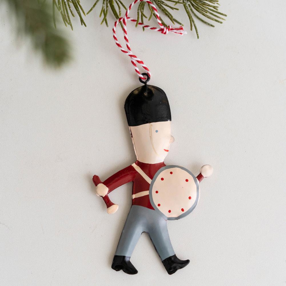 Christmas Pendant Exquisite Santa Claus Soldier Angel Shape Xmas Tree Hanging Ornaments for Festive Decoration