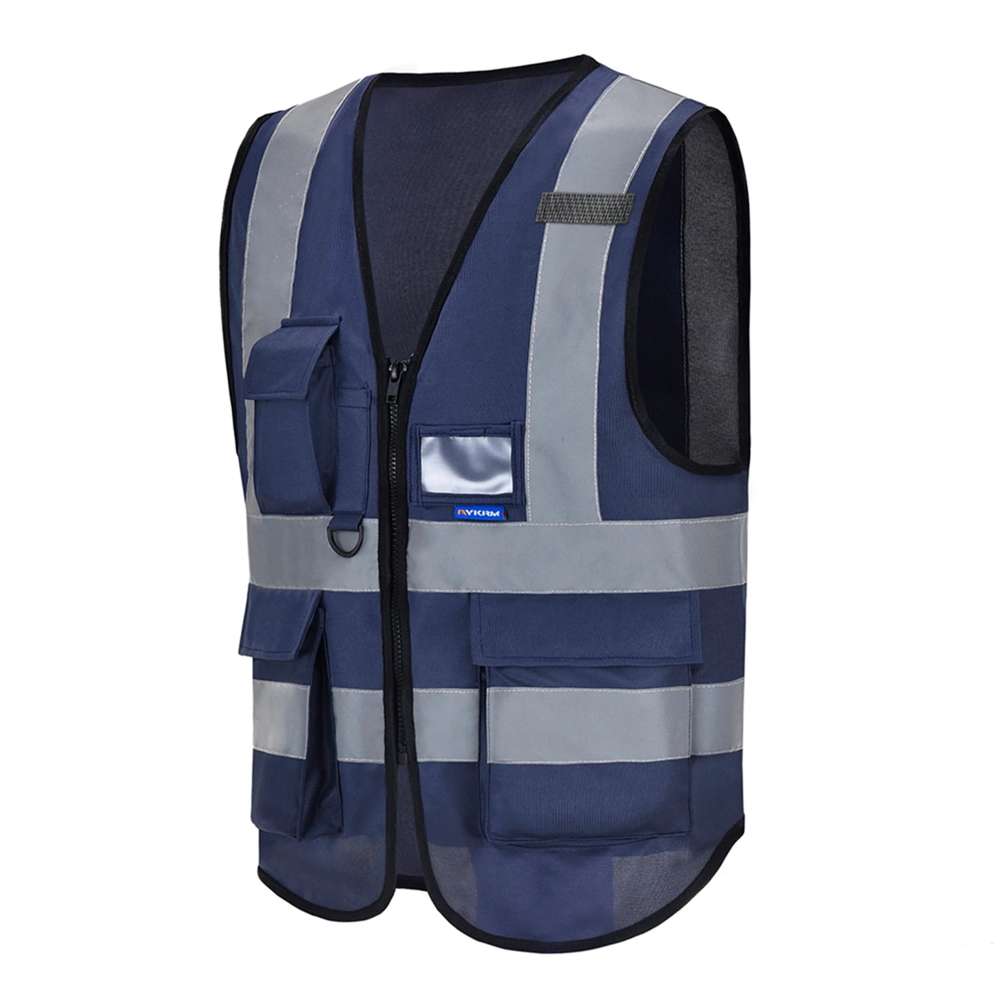 AYKRM 21 Colour (XS-8XL) Hi Vis Viz High Visibility Reflective Zip Pocket Security Waistcoats Jacket Workwear Vests