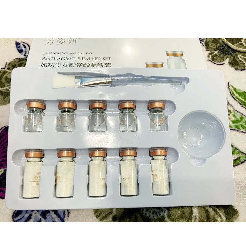 Lyophilized Powder Face Miracle Mask Korean Makeup Hiauluronic Acid Skin Tightening Stem Cell Solution Ampoule Salon Cosmetics