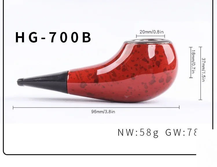 Chicken Leg Shape Short Pipes Chimney Smoking Pipe Mouthpiece Herb Tobacco Pipe Cigar Grinder Smoke Cigarette Holder