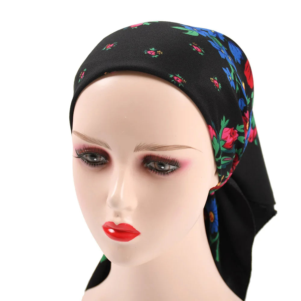 70*70cm Russian Style Square Scarf Women Luxury Floral Print Bnadana Headband Scarves Babushka Handkerchief Head Wraps